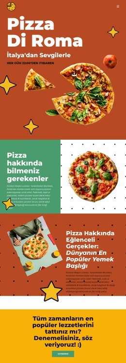 Pizza Hakkında Bilmeniz Gerekenler - Işlevsellik Web Sitesi Oluşturucu