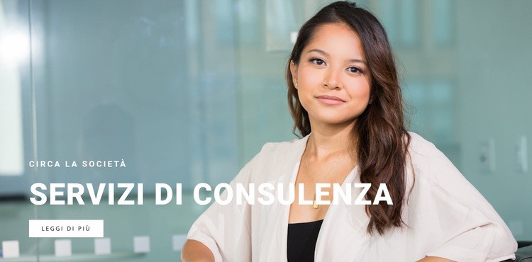 Aiuto per il tuo business Modello di sito Web