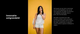 Bedrijfsinnovatie - Responsieve Websitesjablonen