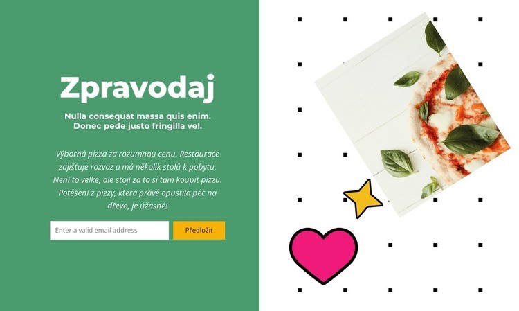 Perfektní volba Šablona HTML