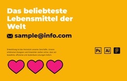 Exklusive HTML5-Vorlage Für Die Geschichte Der Pizza