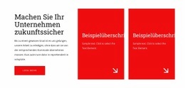 Machen Sie Ihr Unternehmen Zukunftssicher - Ultimatives Website-Design