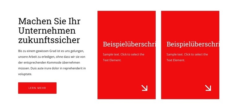 Machen Sie Ihr Unternehmen zukunftssicher Website design