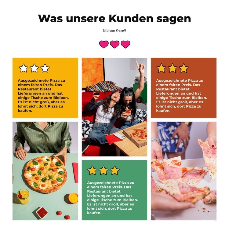 Sie sehen aus wie ein familiengeführtes Unternehmen Website-Modell