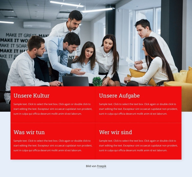 Spezialisten für hohe Sicherheit Landing Page