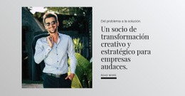 Transformación Creativa Y Estratégica - Creador De Sitios Web De Arrastrar Y Soltar