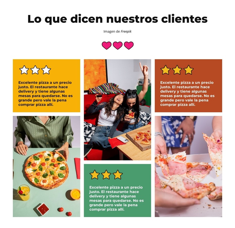 Parecen un negocio familiar. Tema de WordPress