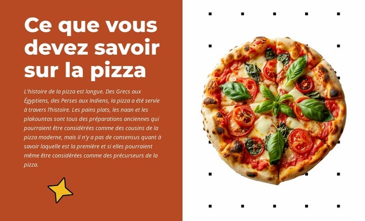 Jambon de Parme et roquette Modèles de constructeur de sites Web