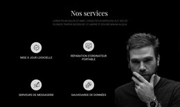 Services Et Photo Sombre - Site Web Réactif