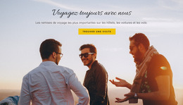 Voyager Avec Des Amis Modèle HTML