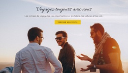 Voyager Avec Des Amis - Modèle HTML5