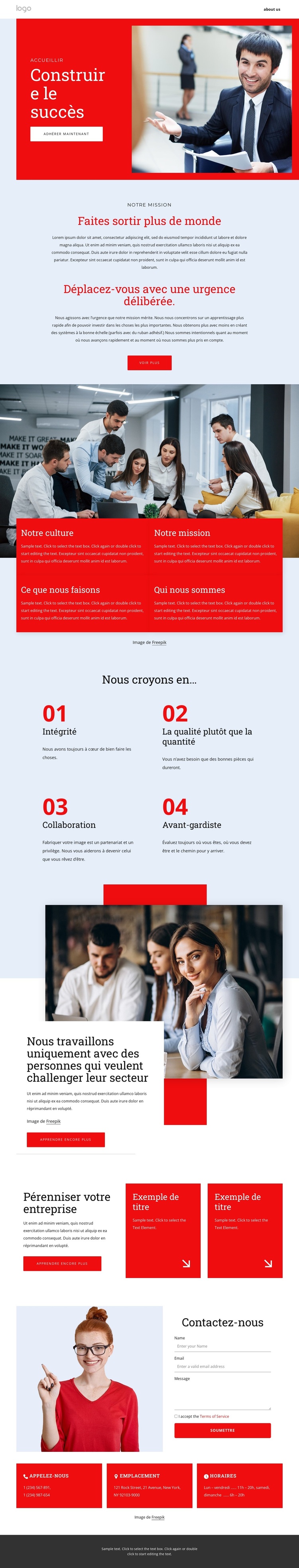 Libérer votre potentiel commercial Thème WordPress