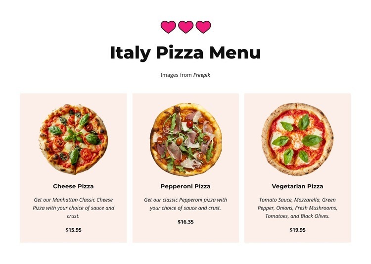 The restaurant does delivery Homepage Design