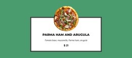 This pizza is so good - Html Code Example by Nicepage