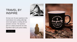 Travel Inspired By Nature - Responsive Website Template