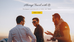 Travel With Friends HTML Template