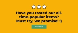 Great For Take-Aways Templates Html5 Responsive Free
