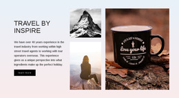 Travel Inspired By Nature Html5 Responsive Template