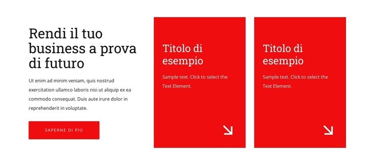 Rendere il vostro business a prova di futuro Mockup del sito web