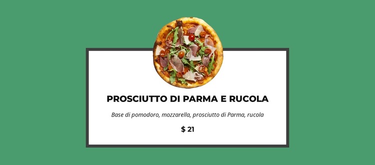 Questa pizza è così buona Modello di sito Web