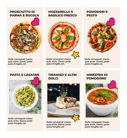 Chiama Per Ordinare Modello Sito Web Pizza