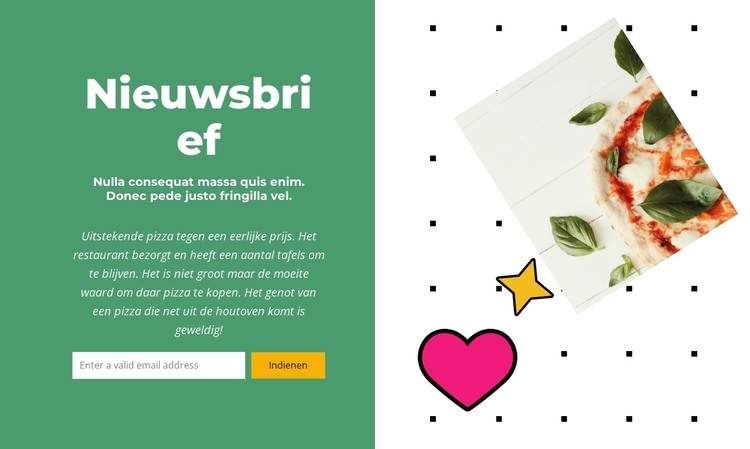 Een perfecte keuze HTML-sjabloon