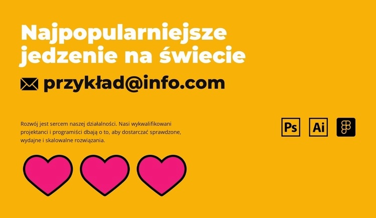 Historia pizzy Projekt strony internetowej