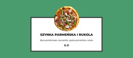 Ta Pizza Jest Taka Dobra - Pobranie Szablonu HTML