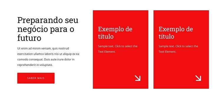 Preparando seu negócio para o futuro Design do site