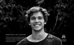 Web Design Para Planejando Férias