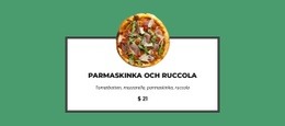 Premiumwebbplatsdesign För Den Här Pizzan Är Så God