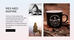 Resor Inspirerade Av Naturen - Responsiv Webbplatsmall