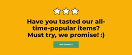 Great For Take-Aways - Premium Template