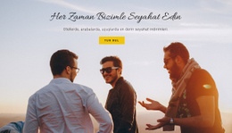 Arkadaşlarla Seyahat Edin - HTML Template Generator