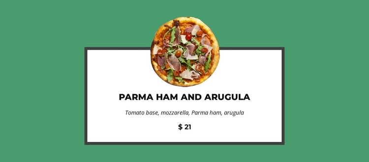 This pizza is so good Website Builder Software