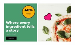 Excellent Pizza - Creative Multipurpose Site Design