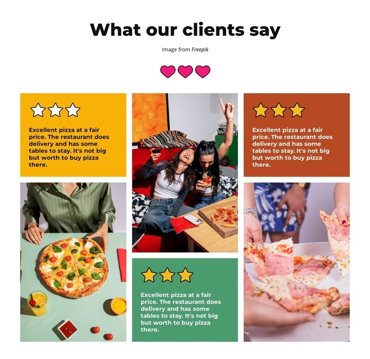 They look like a family run business Wix Template Alternative
