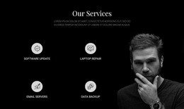 Services And Dark Photo