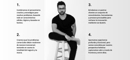 Texto Y Empresario: Inspiración Para Maquetas De Sitios Web