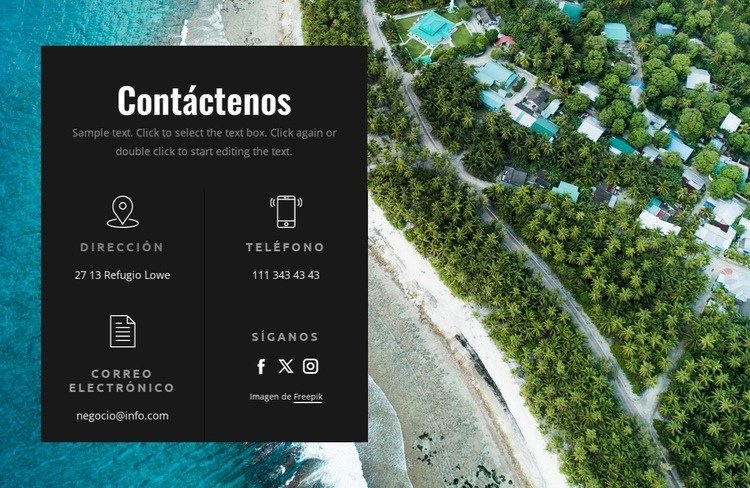 Comuníquese con sus expertos en viajes Plantilla HTML5