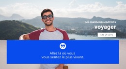 Première Étape Pour Voyager - Conception De Site Moderne