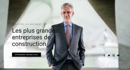 La Plus Grande Construction D'Entreprise - Website Creator HTML