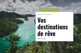 Favoris Des Voyageurs – Maquette De Site Web Par Glisser-Déposer