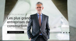 La Plus Grande Construction D'Entreprise - Modèle De Développement Web