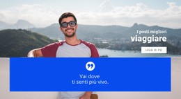 Primo Passo Per Viaggiare - HTML Web Page Builder