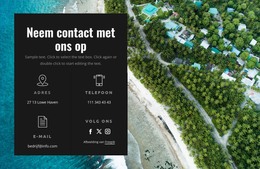 Gratis Download Voor Neem Contact Op Met Uw Reisexperts Html-Sjabloon