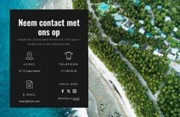 Neem Contact Op Met Uw Reisexperts Één Pagina