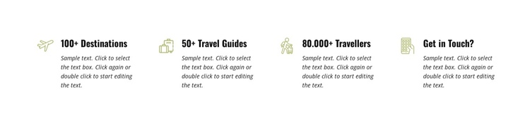 Plan a trip with our agency One Page Template