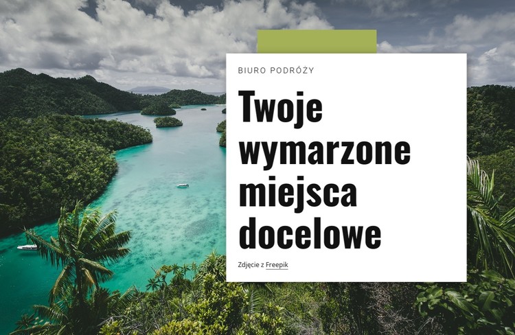 Ulubione przez podróżników Szablon CSS