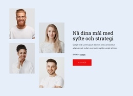 Möt Vårt Team Av Experter - Gratis Webbplatsmall